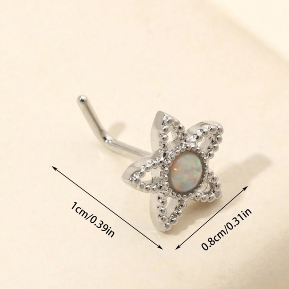 🌸🩵nose ring 🩵🌸 - Picture 4 of 4